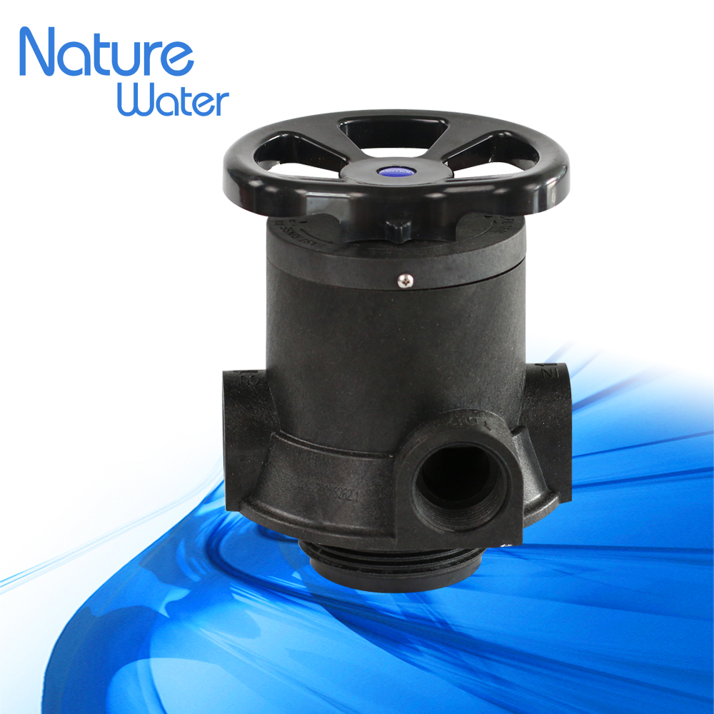 Keman brand 4 T manual water filter ceramic valve with plastic handle