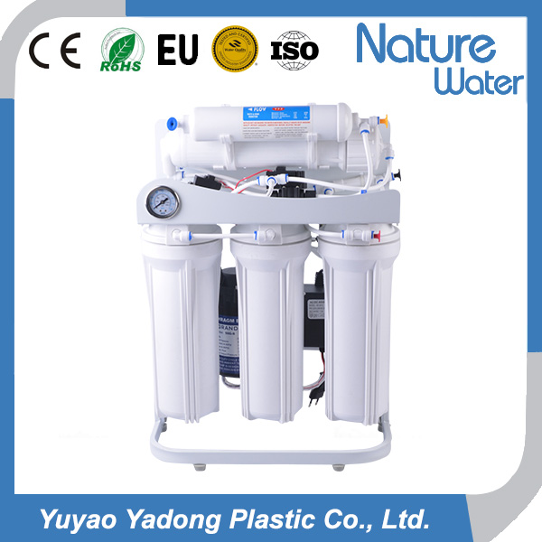 50/75/100GPD Capacity and Plastic shape design Material 7 stage reverse osmosis water filter system